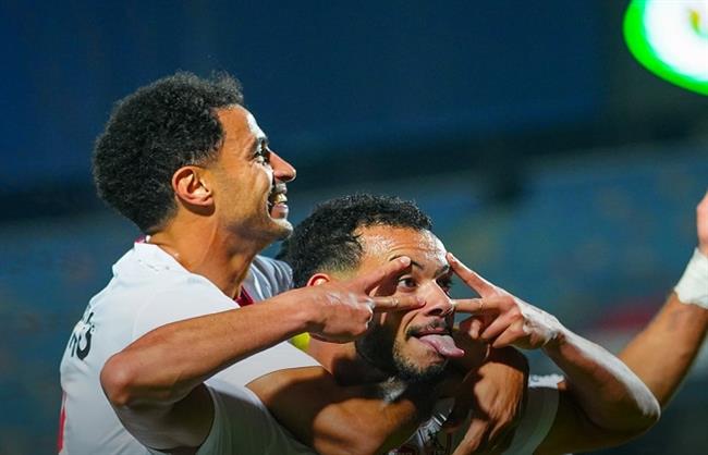 دونجا يضيف الهدف الثاني للزمالك في مرمى الاتحاد السكندري