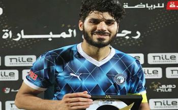 علي جبر رجل مباراة بيراميدز والجونة في الدوري