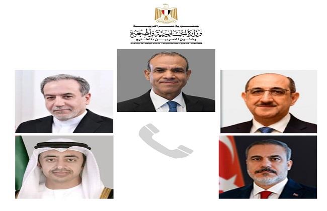 اتصالات مكثفة لوزير الخارجية لمتابعة التطورات في سوريا