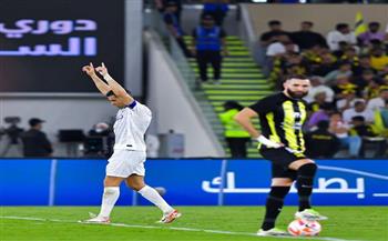 رونالدو يدرك  التعادل للنصر فى مرمى اتحاد جده بالدورى السعودى 