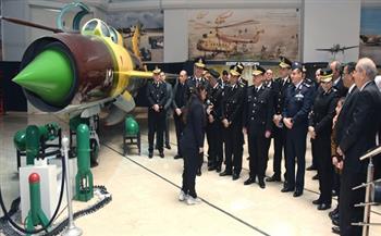 القوات المسلحة تنظم زيارة لقادة وضباط هيئة الشرطة لمتحف القوات الجوية 