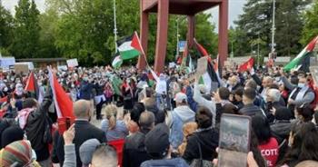 مظاهرات في مختلف مناطق بريطانيا تطالب بوقف العدوان على غزة