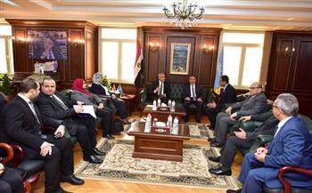 محافظ الإسكندرية يستقبل وزير العمل