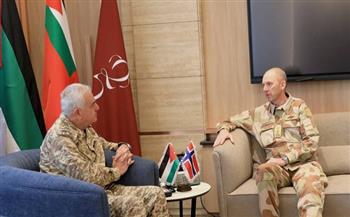 رئيس الأركان الأردني يلتقي رئيس القيادة المشتركة النرويجية