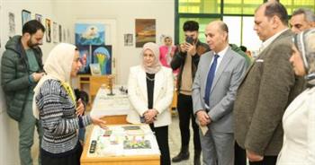 افتتاح معرض الكتاب الثقافى الأول بجامعة المنصورة 