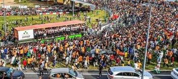 منتخب كوت ديفوار يحتفل بلقب أمم إفريقيا مع الجمهور (صور)