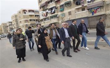 محافظ بورسعيد يؤكد إقامة مجموعة ملاعب ومحال خدمية ضمن أعمال تطوير شارع الحراسات 
