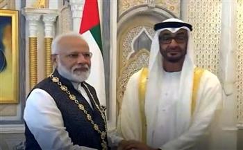 الرئيس الإماراتي ورئيس الوزراء الهندي يبحثان تعزيز الشراكة بين البلدين