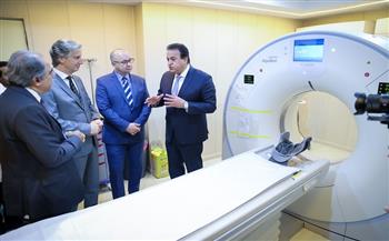 وزير الصحة يتفقد مستشفى إمبابة العام