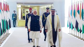 رئيسا وزراء الهند والإمارات يبحثان مجالات التعاون الثنائي 
