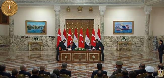 بث مباشر.. السيسي وأردوغان يشهدان التوقيع على اتفاقيات تعاون 