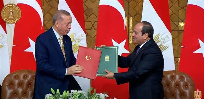 السيسي وأردوغان يوقعان على إعادة تشكيل اجتماعات مجلس التعاون الاستراتيجي بين البلدين