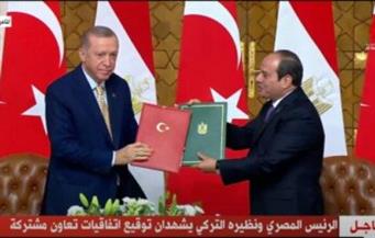 الرئيس التركي: مستمرون في دعم موقف مصر الرافض لإراقة الدماء بغزة ورفض التهجير القسري