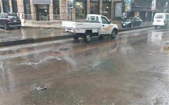 محافظة دمياط تتعرض لموجة من الطقس السيئ وسقوط الأمطار