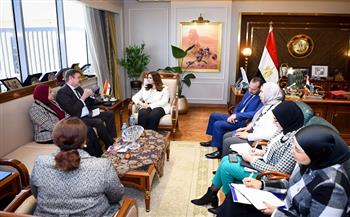 وزيرة الهجرة تستقبل مدير المجلس الثقافي البريطاني في مصر لبحث التعاون المشترك