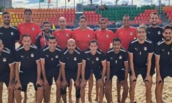 منتخب مصر للشاطئية يخسر من إيطاليا فى كأس العالم بالإمارات