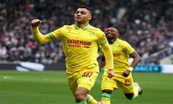 مصطفى محمد يقود هجوم نانت أمام باريس سان جيرمان في الدوري الفرنسي