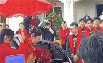 حفل زفاف صينى يثير الجدل على مواقع التواصل الاجتماعي 