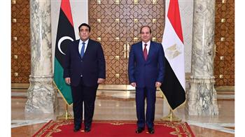 مباحثات السيسي مع رئيس المجلس الرئاسي الليبي تتصدر اهتمامات الصحف