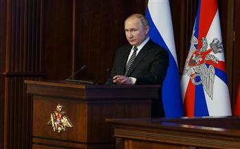 بوتين: وزارة الدفاع الروسية تعمل على تطوير عمل المؤسسات العسكرية بنسبة 80%