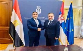 السفير المصري لدى بلجراد يبحث مع وزير الخارجية الصربي سبل تطوير العلاقات 