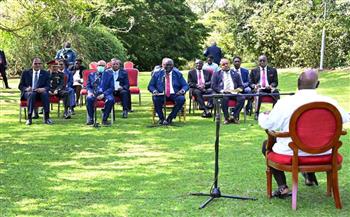 الرئيس الأوغندي يوري موسيفيني يستقبل نائب رئيس مجلس السيادة الانتقالي 