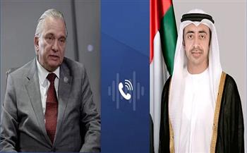وزير الخارجية الإماراتي ونظيره الكوستاريكي يبحثان هاتفيًا علاقات التعاون