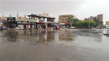 سقوط أمطار خفيفة على محافظة الوادي الجديد