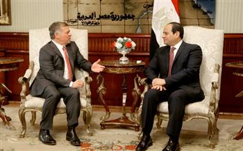 مباحثات الرئيس السيسي والعاهل الأردني ومشروع "رأس الحكمة" يتصدران اهتمامات الصحف