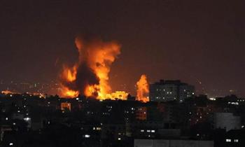 غارات إسرائيلية مكثفة على مدينة رفح جنوب قطاع غزة