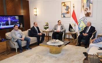 «السبكي» ورئيس «إيكو ميديكال» الإماراتية يلتقيان محافظ جنوب سيناء لبحث التعاون