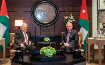 تفاصيل مباحثات الرئيس الفلسطيني وملك الأردن بشأن تطورات العدوان على غزة 