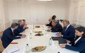 على هامش زيارته إلى جنيف.. وزير الخارجية يجتمع مع المبعوث الأممي إلى سوريا 
