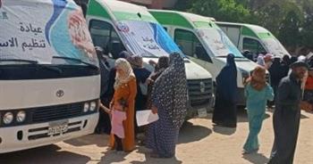 توفير العلاج لـ 1183 مريضا بقرية نصر جمعة مركز سمسطا