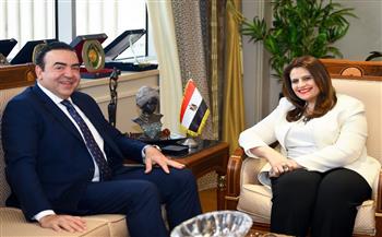وزيرة الهجرة تستقبل أشرف دوس  لمتابعة إجراءات تأسيس الشركة الاستثمارية للمصريين بالخارج
