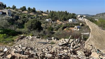 قوات الاحتلال الإسرائيلي تهدم 3 منازل غرب بيت لحم 