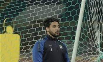 محمد مجدي حارس الداخلية يحصد جائزة رجل مباراة الزمالك في الدوري