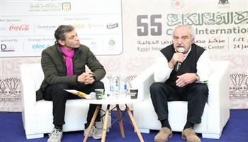 معرض القاهرة الدولي للكتاب 55| الروائي اللبناني حسن داود يحاوره طارق إمام  