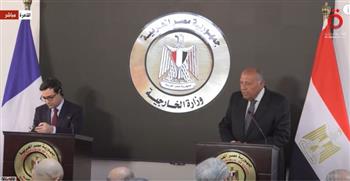 التطورات في غزة على مائدة المباحثات المصرية الفرنسية.. شكري يكشف التطورات