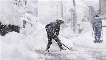 الثلوج الكثيفة تتسبب في إصابة 109 أشخاص باليابان