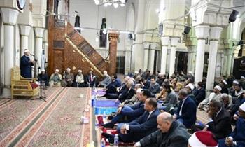 محافظ قنا يشهد الاحتفال بليلة الإسراء والمعراج بمسجد عبدالرحيم القنائي