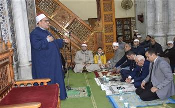 محافظ بورسعيد يشهد احتفالية Jالأوقاف» بذكرى الإسراء والمعراج بالمسجد التوفيقي