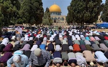 20 ألف فلسطيني يؤدون صلاة الجمعة بالمسجد الأقصى المبارك