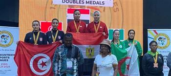 تنس الطاولة يحصد 3 ميداليات جديدة في منافسات الزوجي بدورة الألعاب الأفريقية