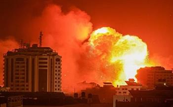 قصف إسرائيلي عنيف شمال خان يونس 