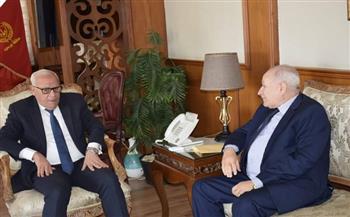 محافظ بورسعيد يستقبل رئيس فرع ثان هيئة قضايا الدولة