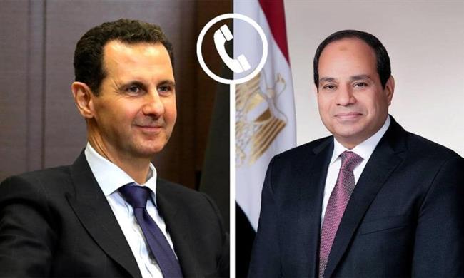 الرئيس السيسي يجري اتصالا هاتفيا بنظيره السوري للتهنئة بحلول شهر رمضان