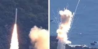 انفجار صاروخ شركة يابانية بعد ثوان من إطلاقه