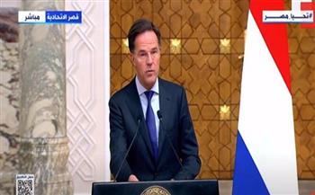 رئيس وزراء هولندا: يجب إقامة دولة فلسطينية.. وإدخال 500 شاحنة مساعدات يوميًا