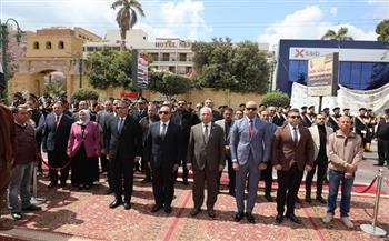 رئيس جامعة المنيا يشهد احتفالات المحافظة بعيدها القومي 105